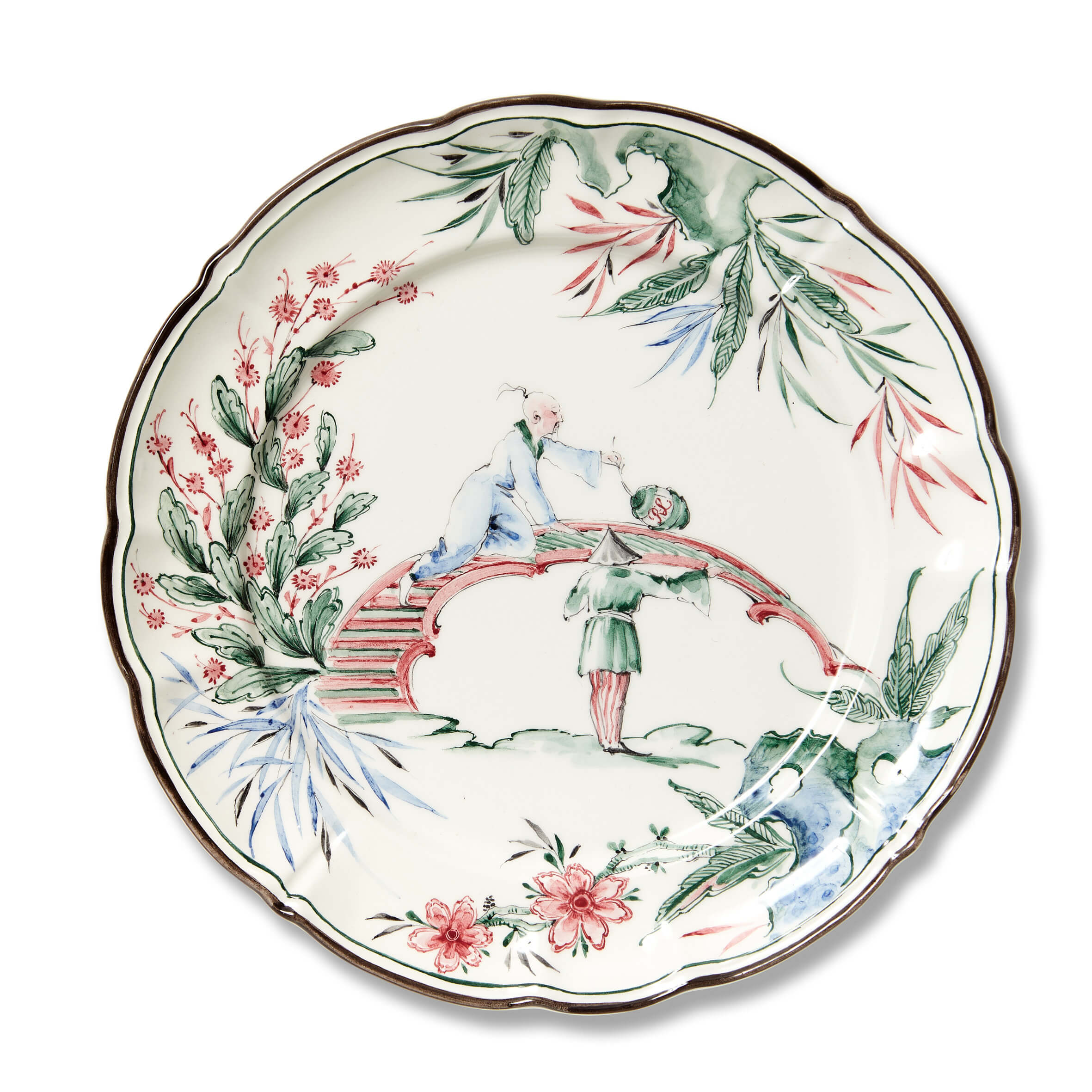 Dessert Plate Chinoiserie 08