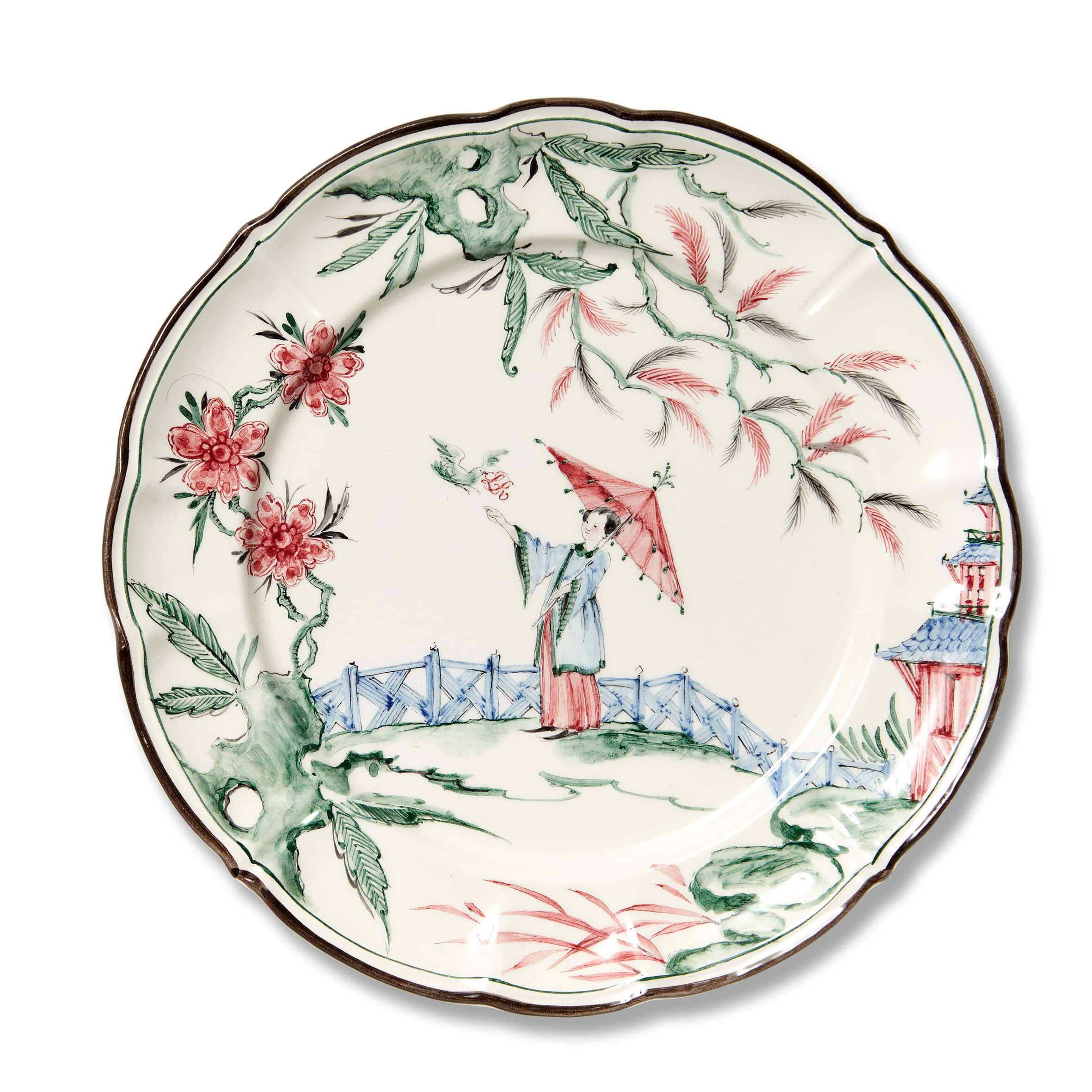 Dessert Plate Chinoiserie 09