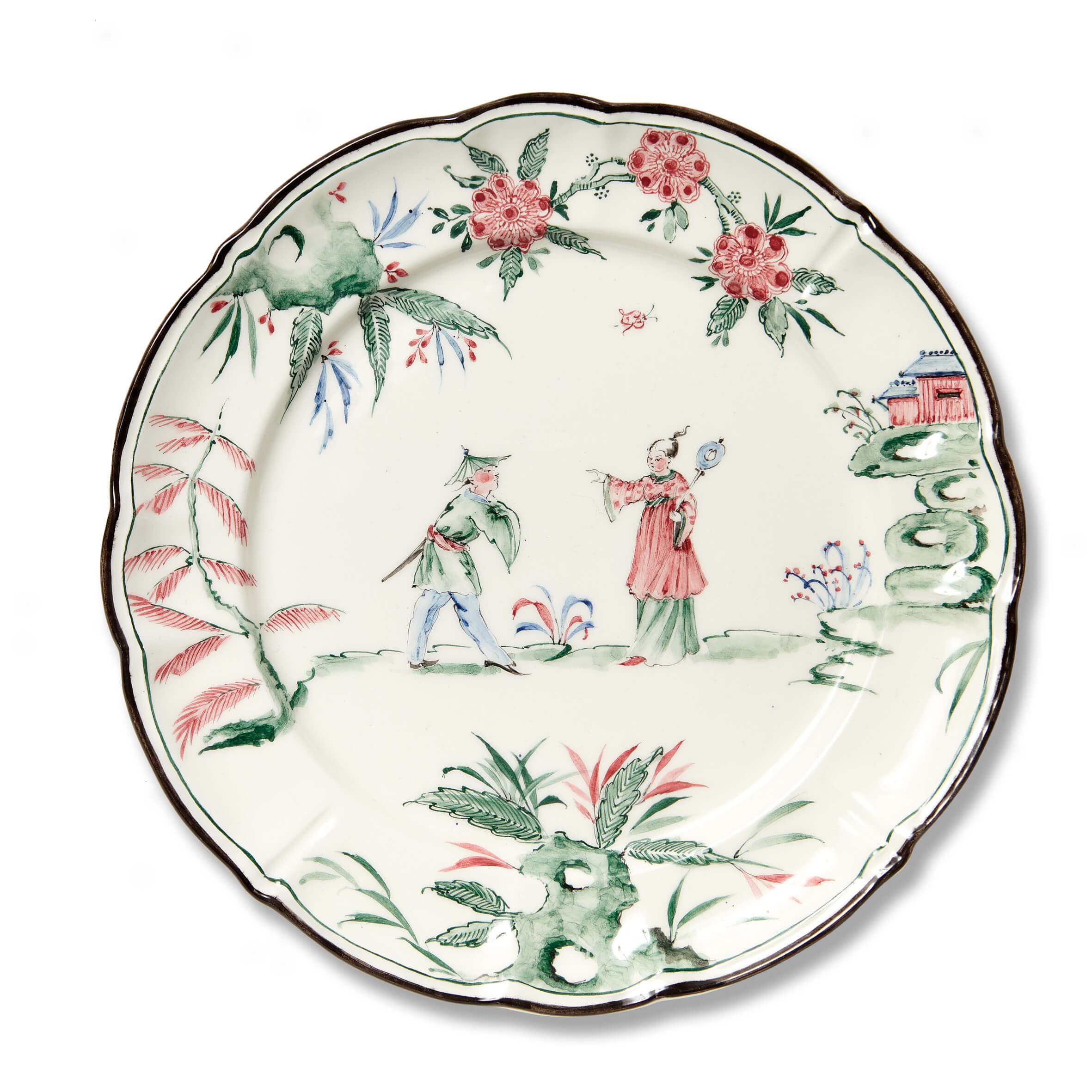 Dessert Plate Chinoiserie 04