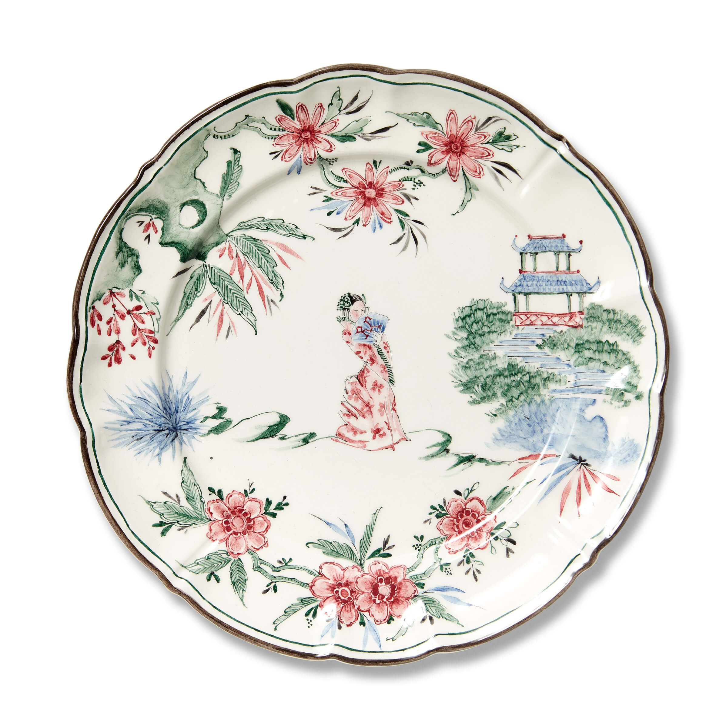 Dessert Plate Chinoiserie 12