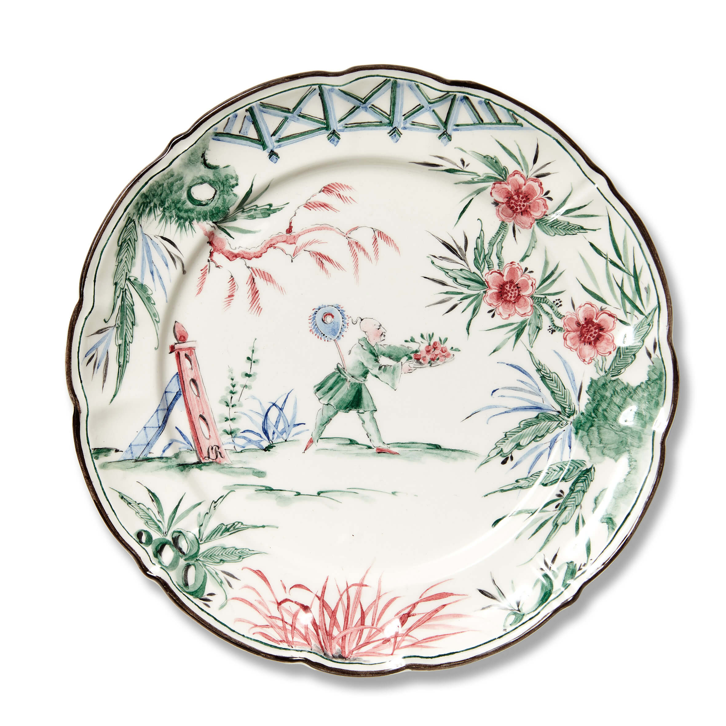 Dessert Plate Chinoiserie 05