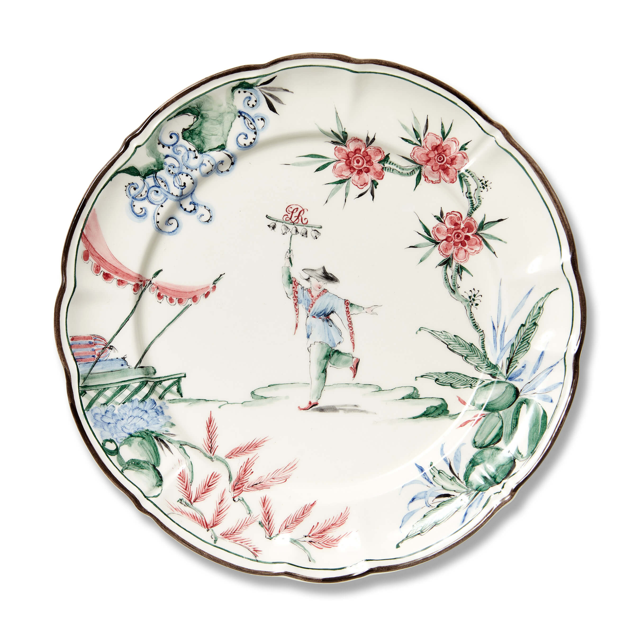 Dessert Plate Chinoiserie 03