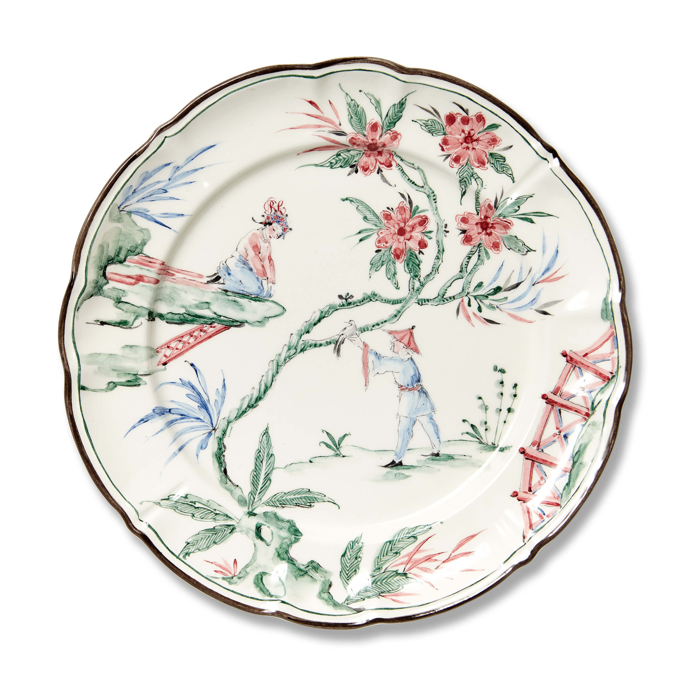 Dessert Plate Chinoiserie 07