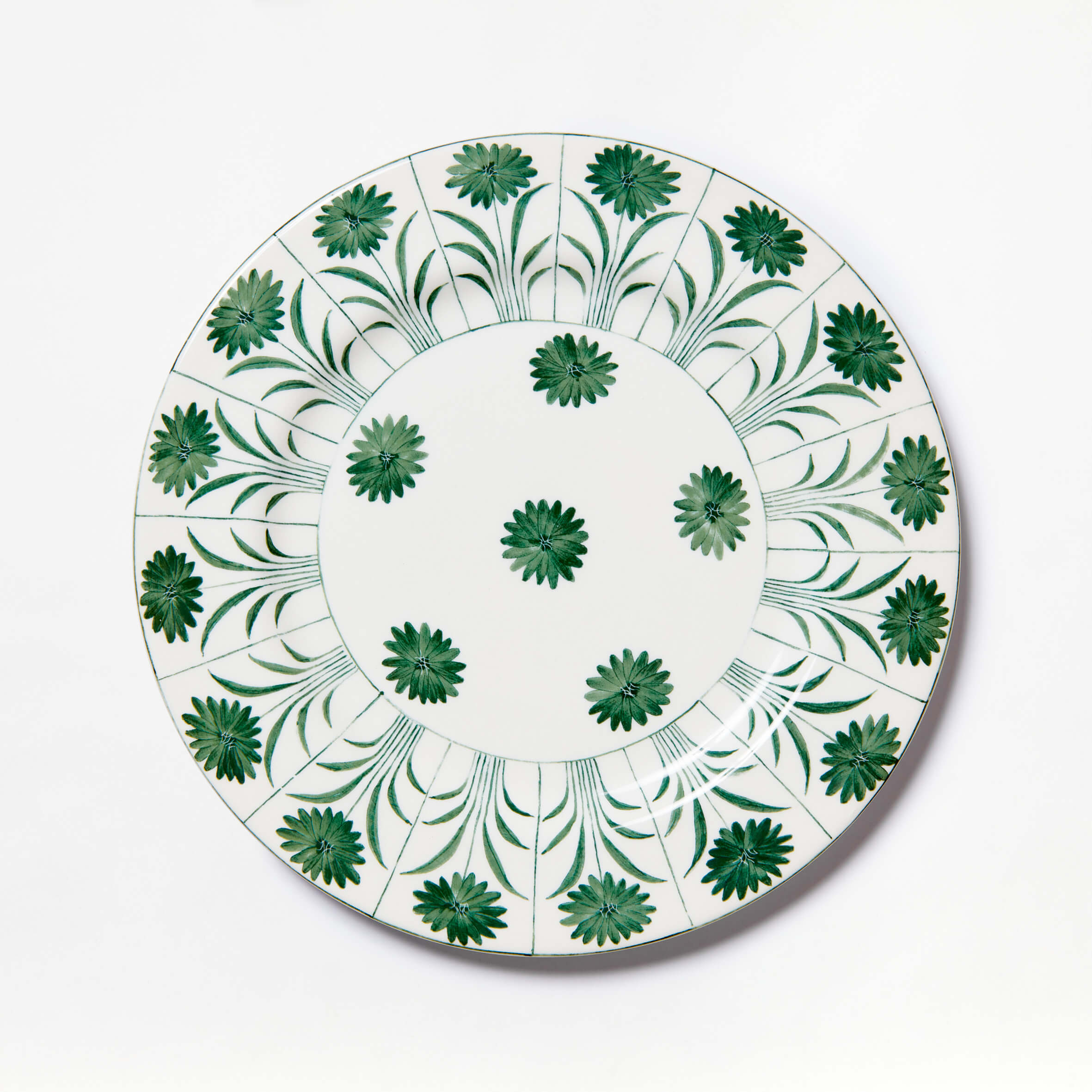 Daisy Green Dinner Plate 27 cm